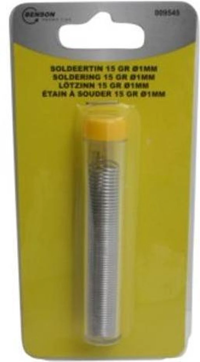 Benson Soldeertin Ø1 Mm 15 Gram 7 Benson Soldeertin Ø1 Mm 15 Gram - Afbeelding 5