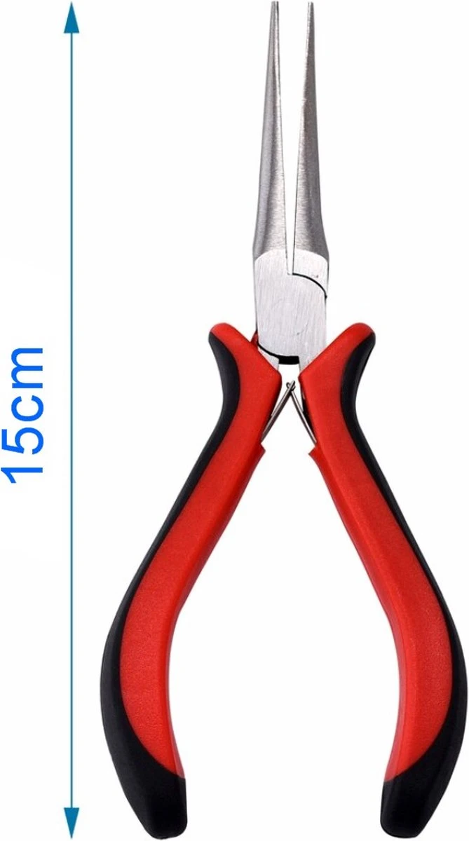 Fako Bijoux® - Punttang DLX - Needle Nose Pliers - Sieraden Maken - Sieraden Tang - 15cm 4 Fako Bijoux® - Punttang DLX - Needle Nose Pliers - Sieraden Maken - Sieraden Tang - 15cm - Afbeelding 2