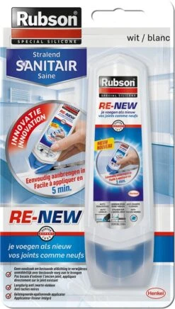 Rubson Voegkit Re-New Stralend Sanitair 100ml Wit
