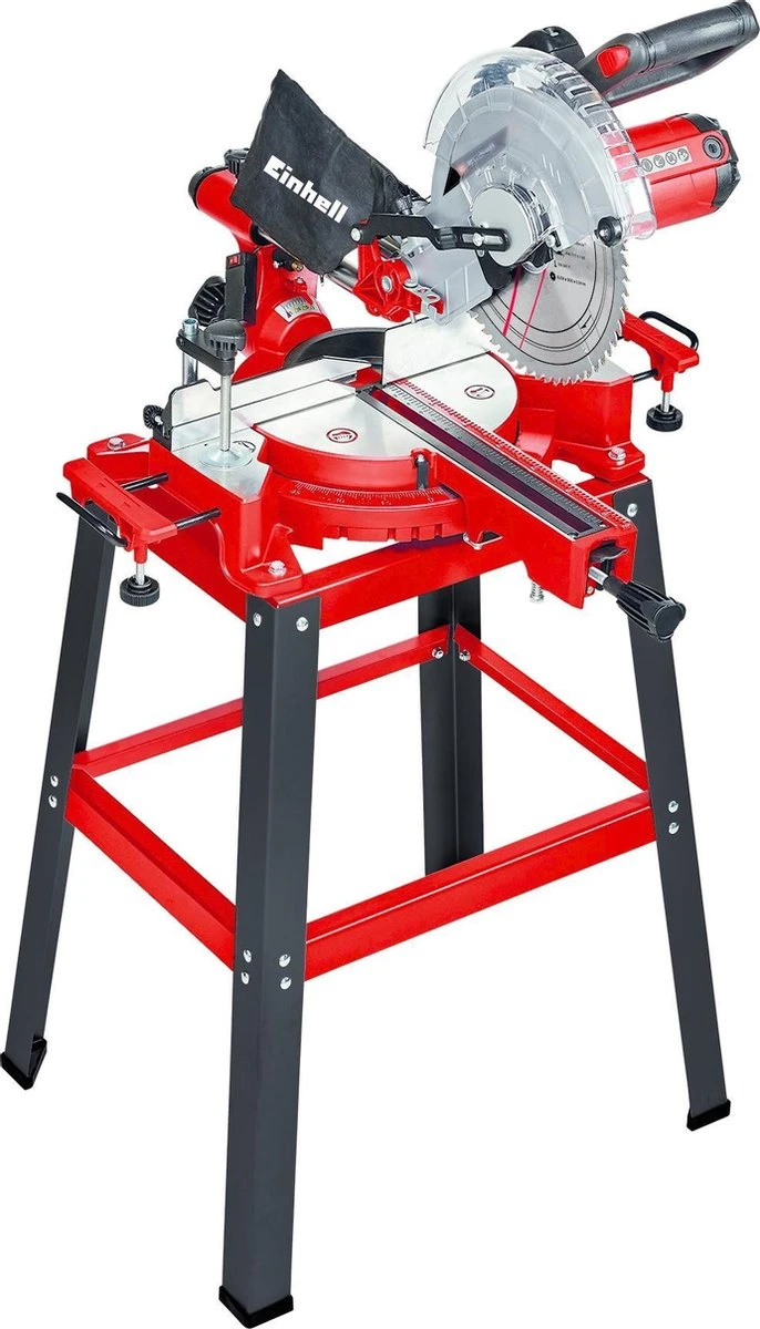 Einhell TC-SM 2531/2 U Radiaal Afkortzaag Inclusief Onderstel 10 Einhell TC-SM 2531/2 U Radiaal Afkortzaag Inclusief Onderstel - Afbeelding 8