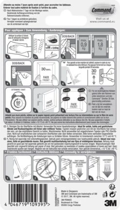 Merkloos Bevestigingsstrip Command 3M 17202C Klikstrip Licht 1,8kg -Makita Winkel 686x1200 6