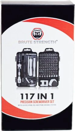 Brute Strength - 117 Delige Precisie Schroevendraaierset Magnetisch - Gereedschapset- Schroevendraaiers Klein - Bitset Met Torx - Cadeau Voor Man -Makita Winkel 692x1200 2