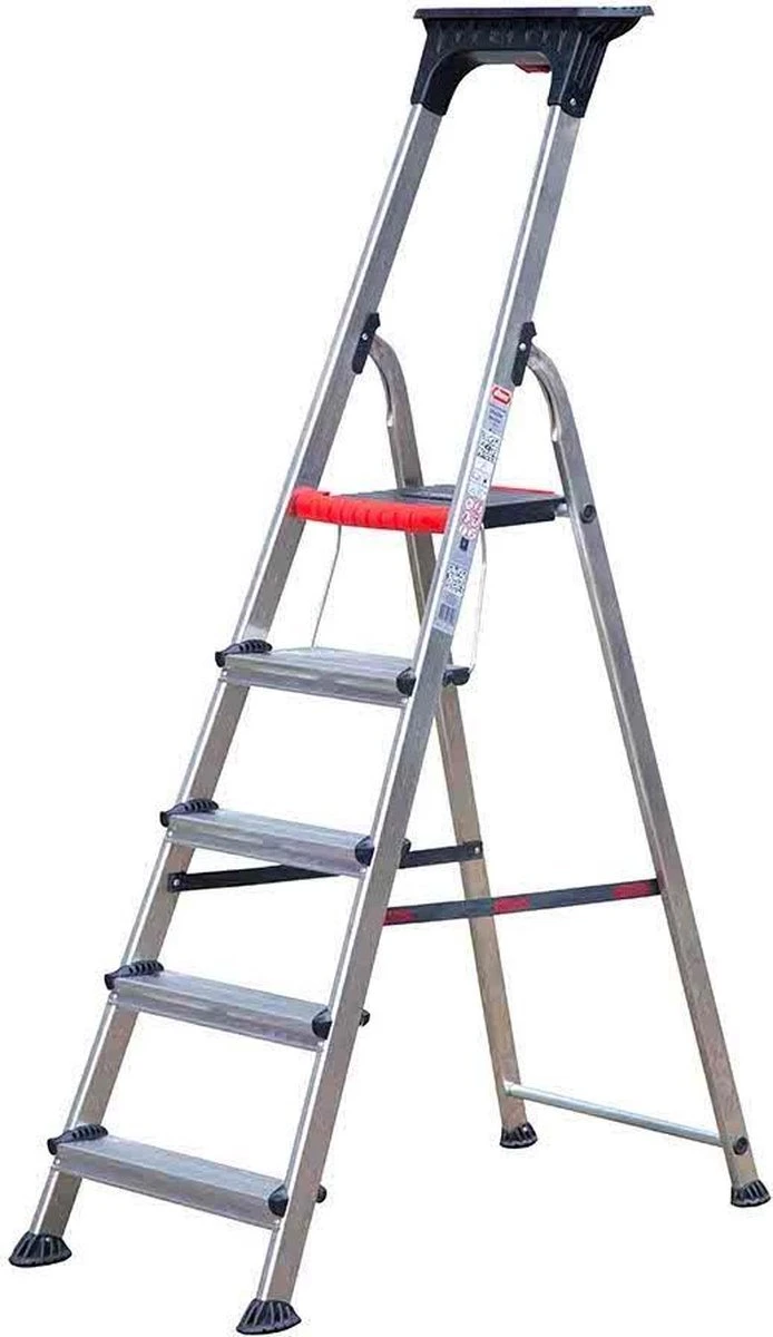 Altrex Double Decker Huishoudtrap 5 Treeds - Werkhoogte 3.05m 3 Altrex Double Decker Huishoudtrap 5 Treeds - Werkhoogte 3.05m