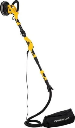 Powerplus POWX0479 Telescopische Wandschuurmachine - 1050W - Ø225mm - Incl. 6x Schuurpapier - Voor Plafond En Muur -Makita Winkel 706x1200 2