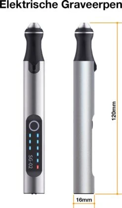 Merkloos Elektrische Graveerpen - Multifunctionele Hobby Modelbouw Set - Draagbaar Draadloos USB Oplaadbare Mini Doe Het Zelf Engraving Pen Voor Het Graveren Van Glas Hout Metaal Steen Plastic Sieraden - Zilverkleurig -Makita Winkel 707x1200
