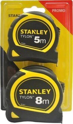 STANLEY STHT0-74260 Tylon Rolbandmaat - 2 Pack - 5m En 8m -Makita Winkel 708x1200