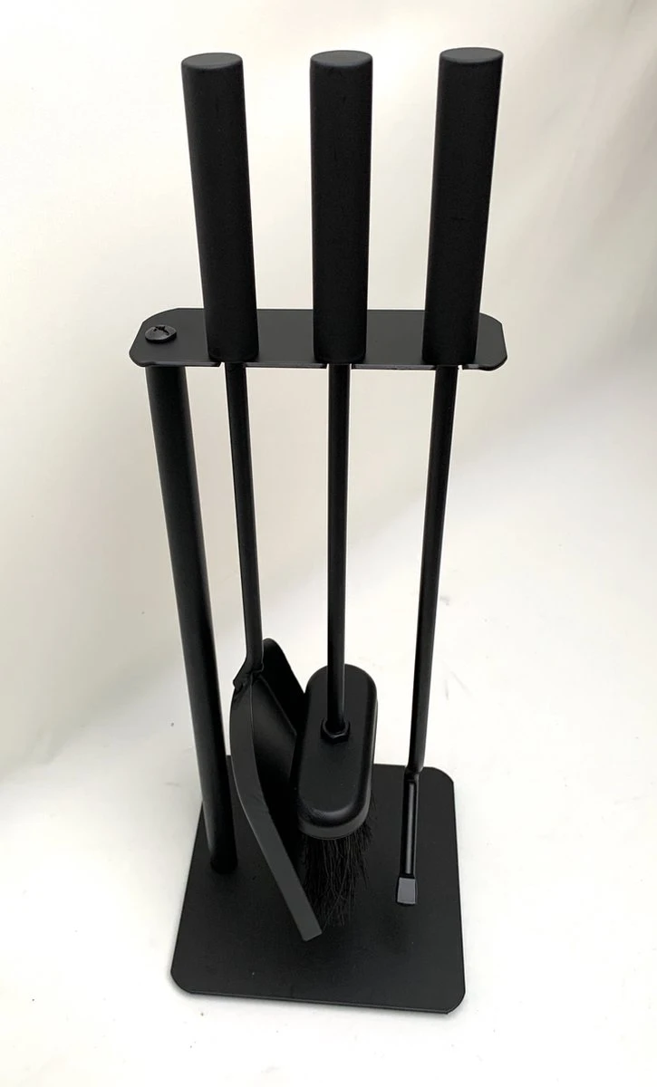 Haardset - 3 Delig - Zwart - Haardstel 3 Haardset - 3 Delig - Zwart - Haardstel - Afbeelding 2