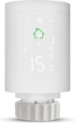 Zigbee Slimme Radiatorknop | Thermostaatknop | Radiatorknop Thermostaat | Radiatorkraan Thermostatisch | Thermostaatknop Radiator | Inclusief 4 Verschillende Passtukken