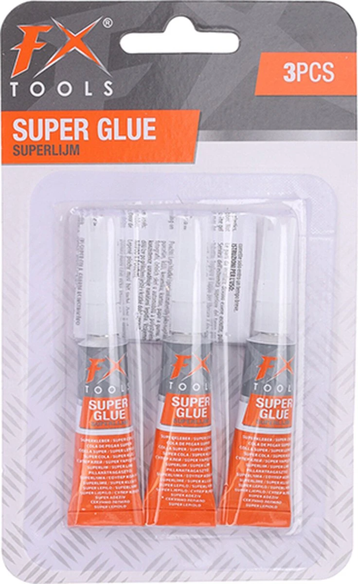 FX Tools Seoncdelijm 3 Stuks - Seconde Lijm - 3 Stuks - Lijm - Waterbestendig - 10 Seconde Opdroogtijd - Superlijm - Lijm - Blokkenlijm 3 FX Tools Seoncdelijm 3 Stuks - Seconde Lijm - 3 Stuks - Lijm - Waterbestendig - 10 Seconde Opdroogtijd - Superlijm - Lijm - Blokkenlijm