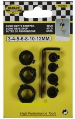 Benson Boor Diepte Ringen 3 Tot 12 Mm - 8 Delig -Makita Winkel 763x1200