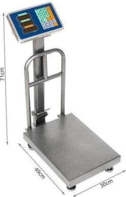 Isotrade Platformweegschaal 150 KG - Pakketweegschaal - Industriële Weegschaal -Makita Winkel 768x1200 2