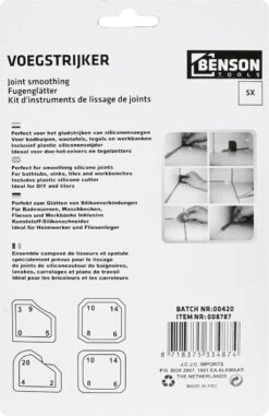 Benson Kitspatel - Voegstrijker - Voegenmaatje Set - 5 Delig 21 Benson Kitspatel - Voegstrijker - Voegenmaatje Set - 5 Delig -Makita Winkel 777x1200 3