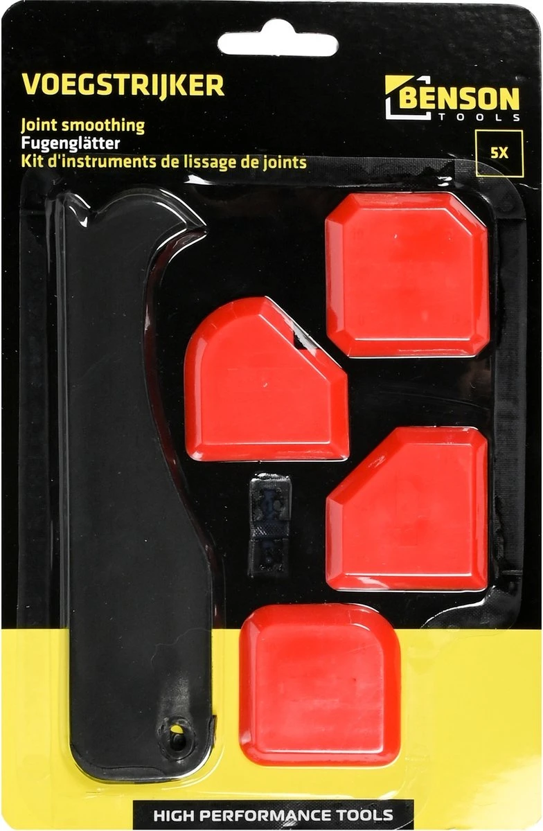 Benson Kitspatel - Voegstrijker - Voegenmaatje Set - 5 Delig 7 Benson Kitspatel - Voegstrijker - Voegenmaatje Set - 5 Delig - Afbeelding 5