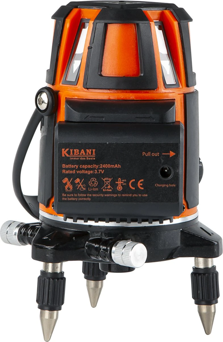 Kibani Kruislijnlaser Met Statief - Bouwlaser Zelfnivellerend - Kruislijnlaser Zelfnivellerend - Kruislaser - Rotatielaser - Laserwaterpas - Lijnlaser - Oplaadbare Accu - Laserliners- Rood - Met Statief En Opberg Box 5 Kibani Kruislijnlaser Met Statief - Bouwlaser Zelfnivellerend - Kruislijnlaser Zelfnivellerend - Kruislaser - Rotatielaser - Laserwaterpas - Lijnlaser - Oplaadbare Accu - Laserliners- Rood - Met Statief En Opberg Box - Afbeelding 3