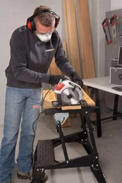 Powerplus POWESET4 Elektrische Cirkelzaag - 1200W - Zaagblad 185mm - Incl. Parallelgeleider, Stofafzuigingaansluiting, Aluminium Gereedschapskoffer En 4 Cirkelzaagbladen Hout -Makita Winkel 800x1200 21