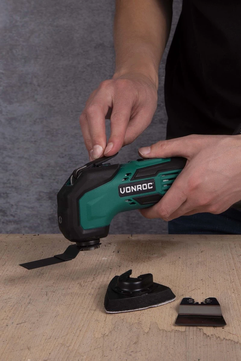 VONROC Accu Multitool – VPower 20V (zonder Accu & Lader) – Incl. Accessoires & Opbergtas 9 VONROC Accu Multitool – VPower 20V (zonder Accu & Lader) – Incl. Accessoires & Opbergtas - Afbeelding 7