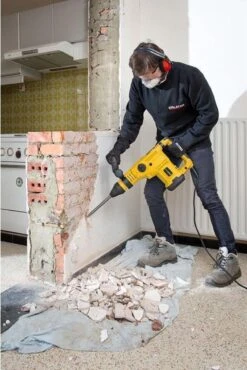 Powerplus POWX1190 Breekhamer - Boorhamer - Hamerboor En Beitel - 1600W - 25 Joule - SDS Max - Variabele Snelheid - Trilling Reductie - Incl. Gereedschapskofferkoffer En 2 Beitels - Voor Beton En Steen -Makita Winkel 801x1200 5