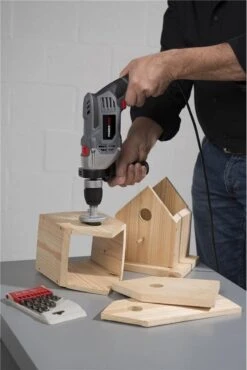 Powerplus POWE10035 Elektrische Klopboormachine - 950W - Variabele Snelheid - Snelspanboorkop - Incl. Opbergkoffer, Diepte Aanslag En Additionele Handgreep - Boormachine Voor Beton, Hout En Staal -Makita Winkel 801x1200 6