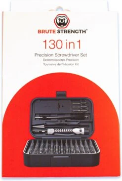 Brute Strength - Precisie Schroevendraaier Set - 130-delig - Universeel - Magnetisch - Gereedschapset- Schroevendraaiers - Bitset Met Torx - Cadeau Voor Man -Makita Winkel 809x1200 6
