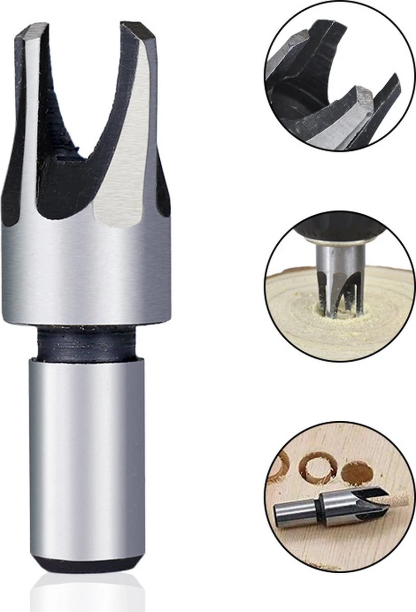 Merkloos 23 Delige Houtborenset - Verzinkborenset - Proppenboor - Hout - Houtproppen - Verzinkboren - Automatische Centerpunt - Boren - Houtboor 9 Merkloos 23 Delige Houtborenset - Verzinkborenset - Proppenboor - Hout - Houtproppen - Verzinkboren - Automatische Centerpunt - Boren - Houtboor - Afbeelding 7