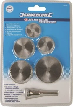 Silverline HSS Snijschijven Set - Ø 22 T/m 44 Mm - 6 Delig 12 Silverline HSS Snijschijven Set - Ø 22 T/m 44 Mm - 6 Delig -Makita Winkel 816x1200 4