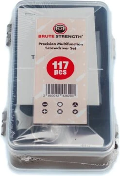 Brute Strength - 117 Delige Precisie Schroevendraaierset Magnetisch - Gereedschapset- Schroevendraaiers Klein - Bitset Met Torx - Cadeau Voor Man -Makita Winkel 820x1200 1