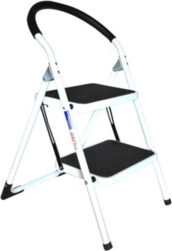 Keukentrap / Huishoudtrap - 2 Treden - Anti-Slip - 150kg Draagvermogen