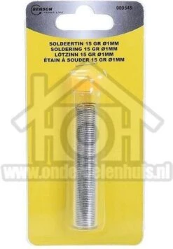 Benson Soldeertin 1 Mm Op Rol - 8 Meter -Makita Winkel 832x1200