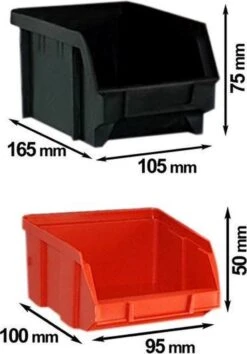 Gereedschappenwand - Stapelbare Opbergboxen 30 Stuks - 360x380mm -Makita Winkel 837x1200 1