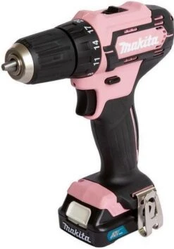 Makita DF333DWAP2 12 Volt Accuboormachine ROZE Met 2x Accu En 74 Delige Bitset In Koffer -Makita Winkel 838x1200