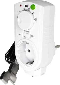 EcoSavers Thermo Switch Temperatuur Schakelaar Pompschakelaar | Speciaal Voor Pomp Vloerverwarming | Energiebesparende Schakelaar