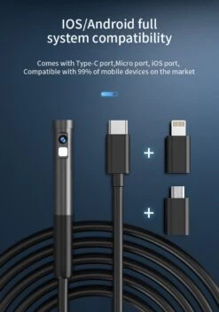 W300 - Endoscoop Camera - Dual Lens - IOS - Android - Inspectiecamera - Voor Smartphone - 1M - Dual Lens 1080P Transmissie -Makita Winkel 843x1200 2