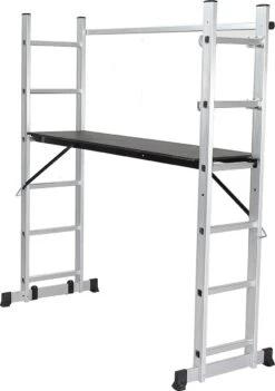 Jago - Steiger - Multifuncitionele Ladder - Ladderrek - Werkblad - Werkplatform - 4 In 1 25 Jago - Steiger - Multifuncitionele Ladder - Ladderrek - Werkblad - Werkplatform - 4 In 1 -Makita Winkel 844x1200 8