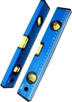 Benson Hofftech Waterpas - 30cm - Blauw - 3 Libellen