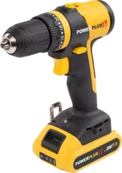 Powerplus POWXB10070 Accu Klopboormachine - 20V - Brushless - Snelspanboorkop - Incl. 2 X 1,5Ah Accu, Lader, 362 Accessoires En Gereedschapskoffer - Boormachine Voor Beton, Hout En Staal -Makita Winkel 848x1200