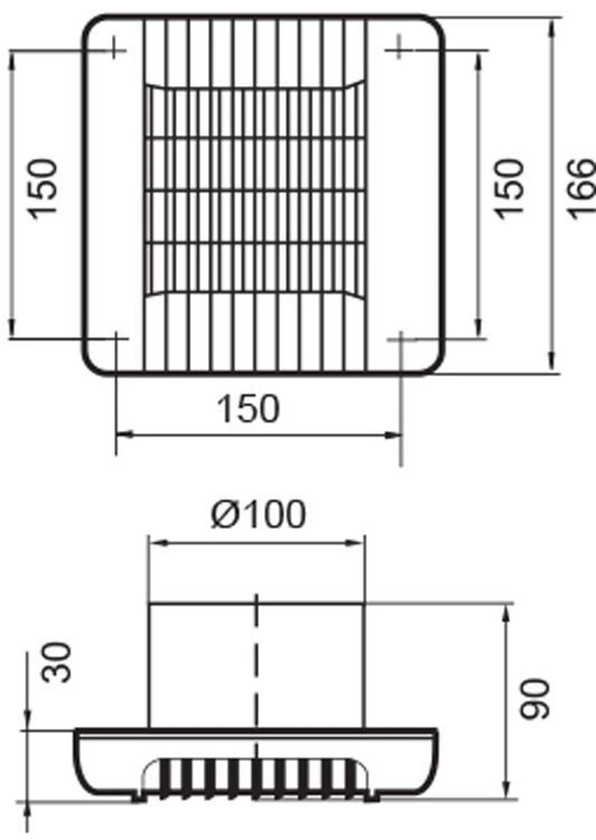 Badkamerventilator Ø 100 Mm Louvre Met Timer En Vochtsensor Wit 4 Badkamerventilator Ø 100 Mm Louvre Met Timer En Vochtsensor Wit - Afbeelding 2