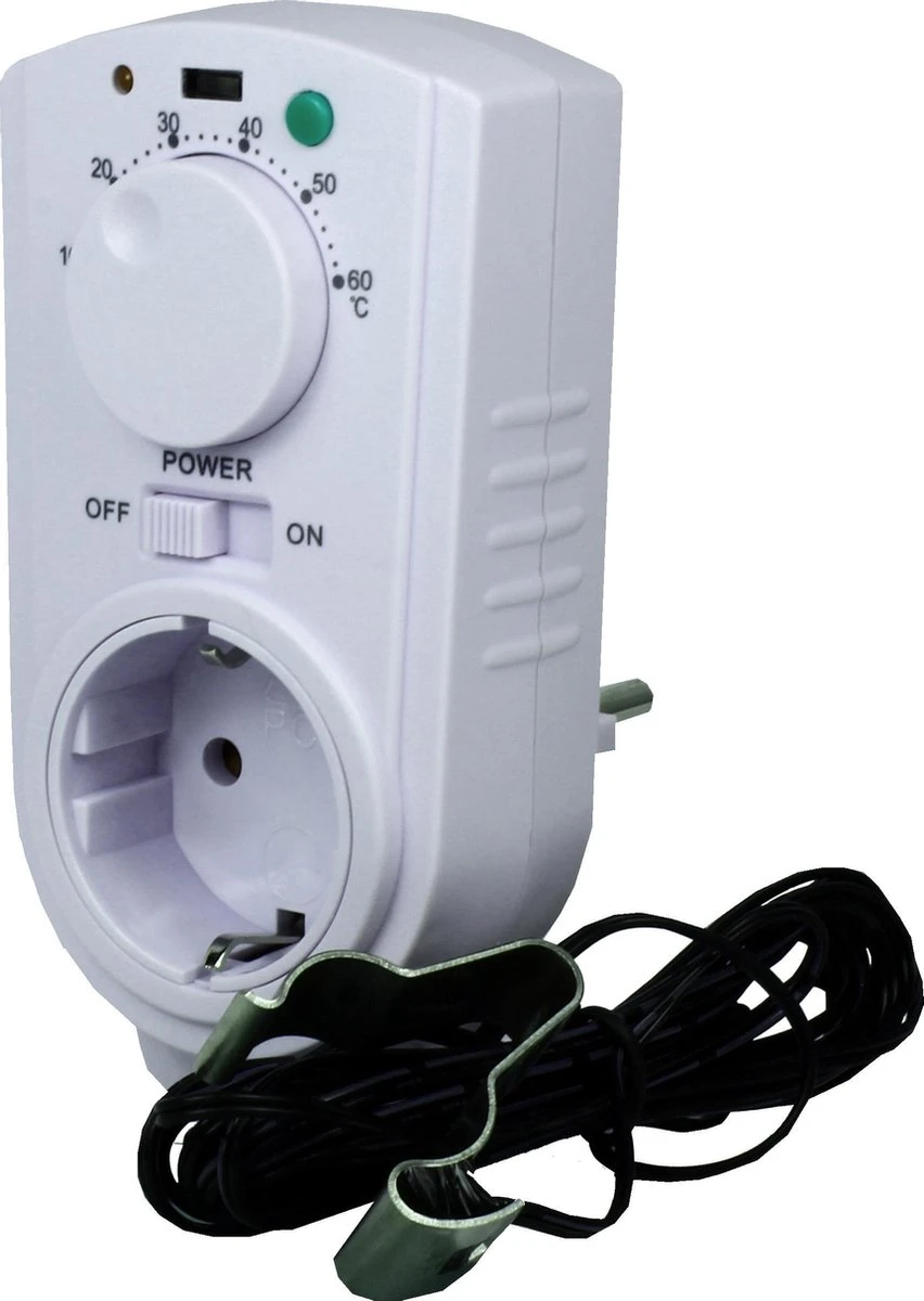 EcoSavers Thermo Switch Temperatuur Schakelaar Pompschakelaar | Speciaal Voor Pomp Vloerverwarming | Energiebesparende Schakelaar 6 EcoSavers Thermo Switch Temperatuur Schakelaar Pompschakelaar | Speciaal Voor Pomp Vloerverwarming | Energiebesparende Schakelaar - Afbeelding 4