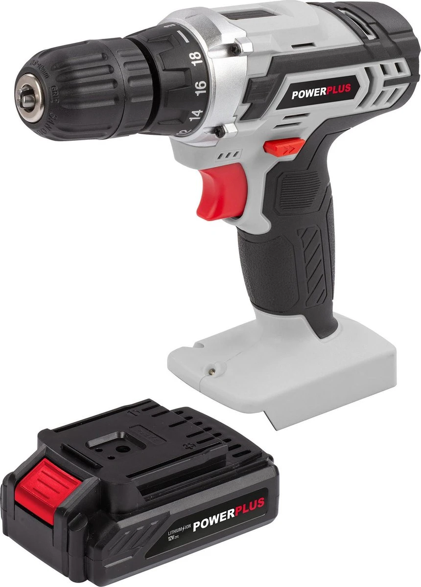 Powerplus POWC1051 Accu Boormachine - 12V - Incl. 1 X 1,3Ah Accu En Lader 5 Powerplus POWC1051 Accu Boormachine - 12V - Incl. 1 X 1,3Ah Accu En Lader - Afbeelding 3