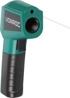 VONROC Digitale Infrarood Thermometer – Laser – Meetbereik -40°C Tot 530°C – Incl. 2 Batterijen 9 VONROC Digitale Infrarood Thermometer – Laser – Meetbereik -40°C Tot 530°C – Incl. 2 Batterijen -Makita Winkel 860x1200 2