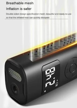 Auto Luchtcompressor, 150PSI Elektrische Draagbare Luchtpomp Mini Handheld Batterij Band Inflator 6000mAh Power Bank LED Noodverlichting Voor Auto Motor Fiets Bal -Makita Winkel 862x1200 1