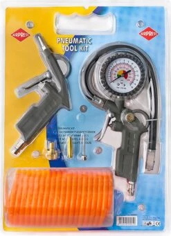 Airpress Compressor Accessoiresset - 6-delig - Slang 5 Meter - Oranje -Makita Winkel 870x1200