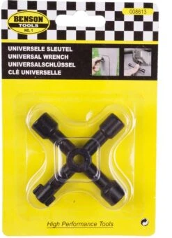 Benson Universele 4 Weg - Schakelkastsleutel / Paaltjessleutel Zwart -Makita Winkel 873x1200 4