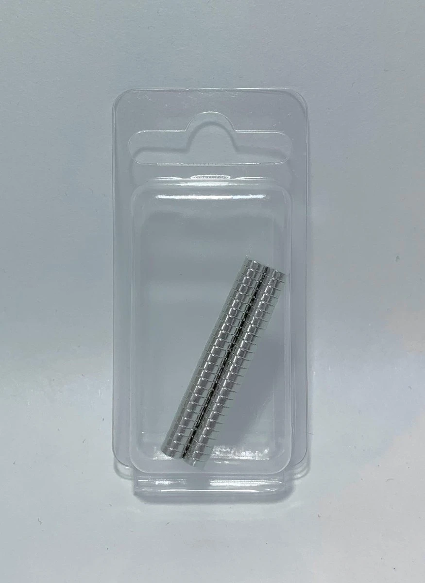 Merkloos Super Sterke Magneten - Neodymium - 5x2 Mm - 100 Stuks 6 Merkloos Super Sterke Magneten - Neodymium - 5x2 Mm - 100 Stuks - Afbeelding 4