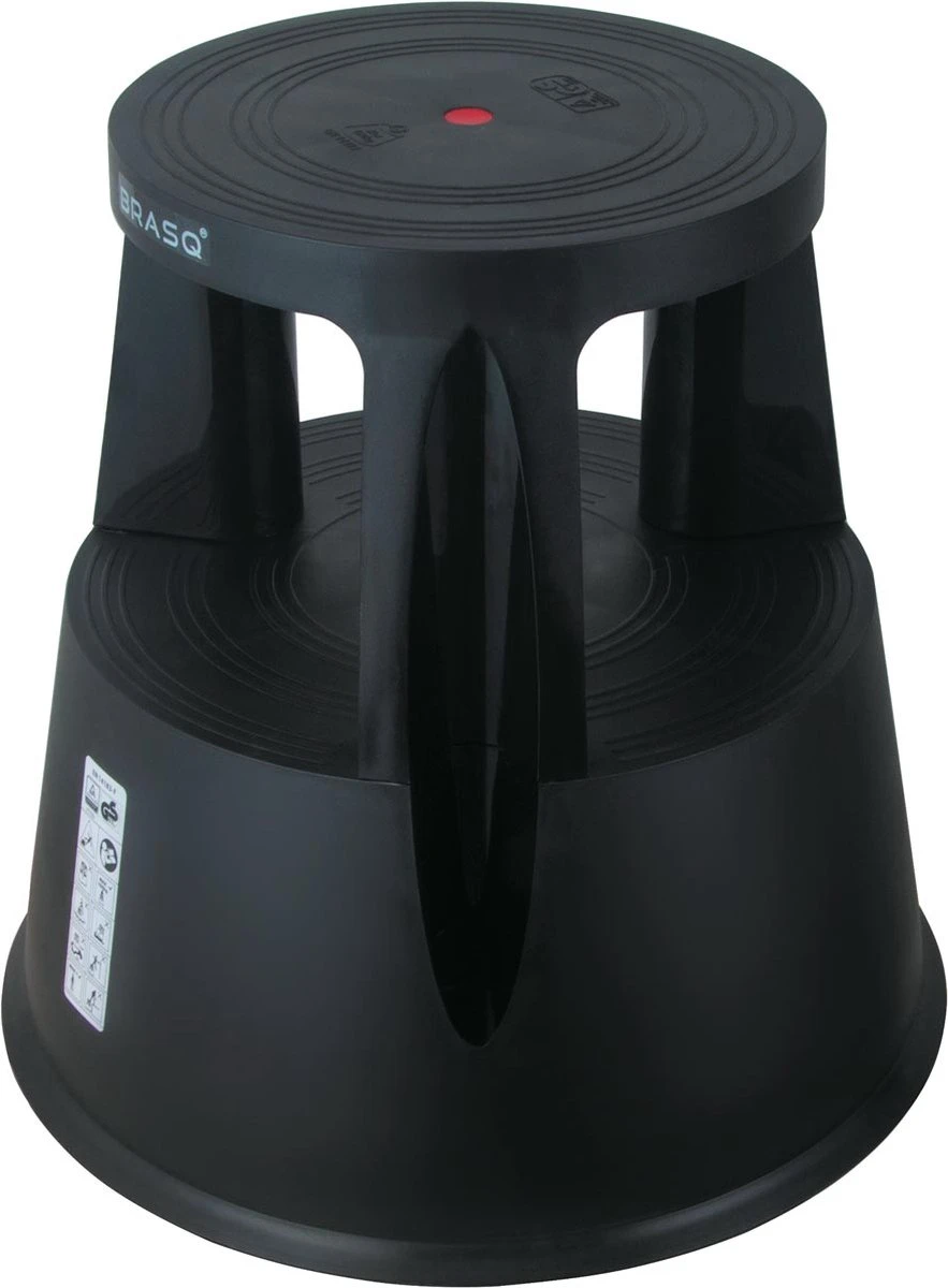BRASQ Opstapkrukje Zwart Kunststof Comfort ST200 9 BRASQ Opstapkrukje Zwart Kunststof Comfort ST200 - Afbeelding 7