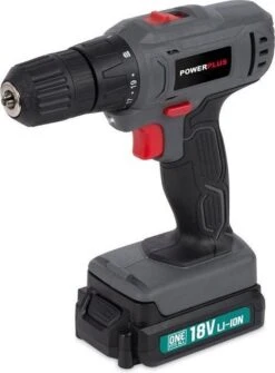 Powerplus POWESET1 - Accu Boormachine - 18V - Incl. 2 X 1,3Ah Accu En Lader - 153-delige Alu Gereedschapskoffer - Voor Hout, Steen En Metaal -Makita Winkel 884x1200 2