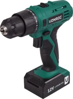 VONROC Accuboormachine – 12V Li-Ion – Incl. Aluminium Opbergkoffer, 46 Accessoires, 1x Accu & Lader 12 VONROC Accuboormachine – 12V Li-Ion – Incl. Aluminium Opbergkoffer, 46 Accessoires, 1x Accu & Lader -Makita Winkel 887x1200 1