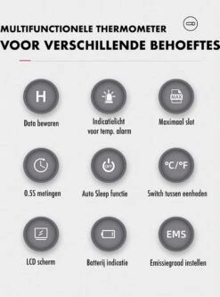 DynaBright Digitale Infrarood Thermometer - Bereik -50 T/m +400 °C - Incl. Batterijen - IR Thermometer - Warmtemeter 13 DynaBright Digitale Infrarood Thermometer - Bereik -50 T/m +400 °C - Incl. Batterijen - IR Thermometer - Warmtemeter -Makita Winkel 890x1200 4