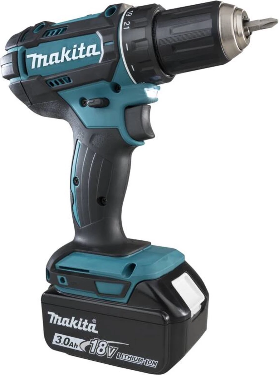 Makita DDF482RFJ 18V Li-Ion Accuboor-/schroefmachine (2x3.0Ah Accu) 4 Makita DDF482RFJ 18V Li-Ion Accuboor-/schroefmachine (2x3.0Ah Accu) - Afbeelding 2