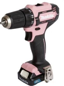 MAKITA DF333DSAP1 - ACCU BOORMACHINE - ROZE - SET - CXT