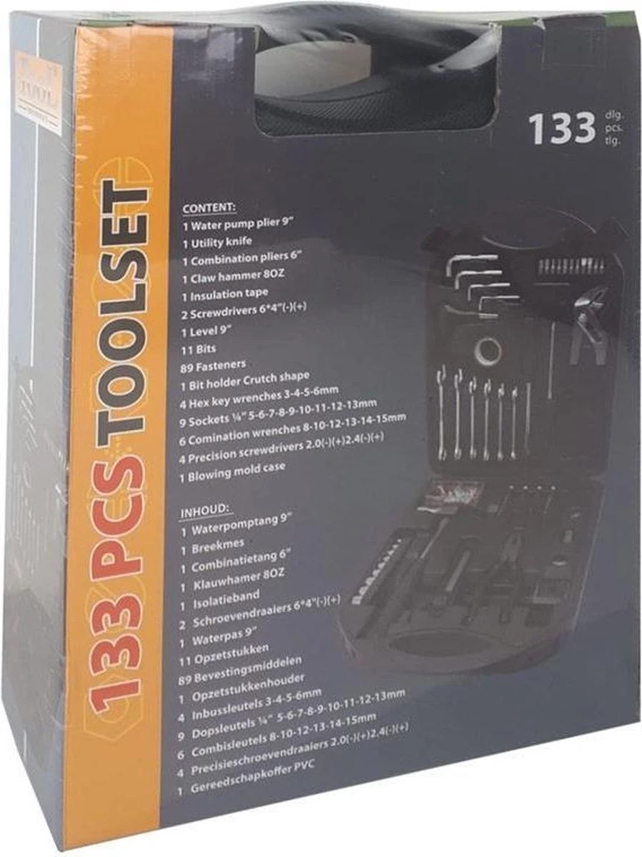 Tool Performance Gereedschapset In Koffer - 133 Delig 4 Tool Performance Gereedschapset In Koffer - 133 Delig - Afbeelding 2